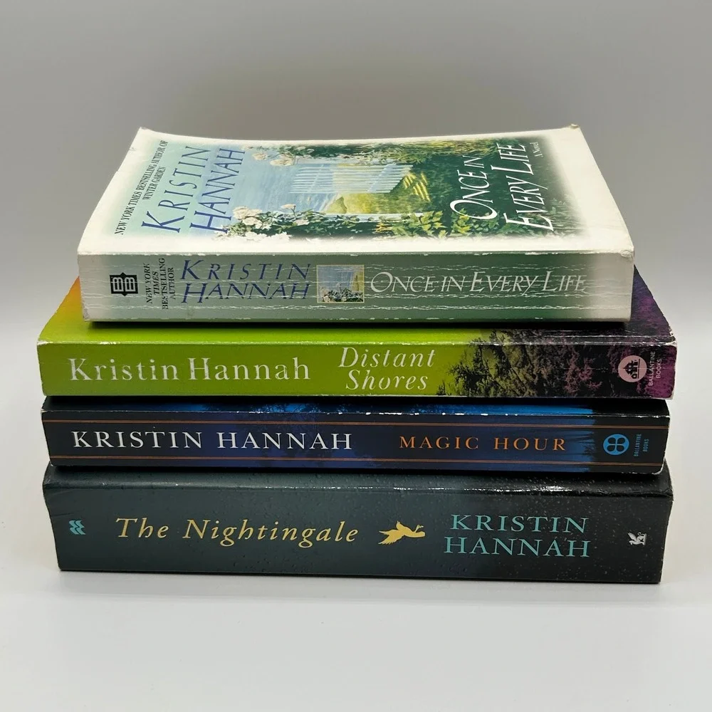 Kristin Hannah 4 Book Lot Paperback Historical Fiction Romance Drama Beach Reads